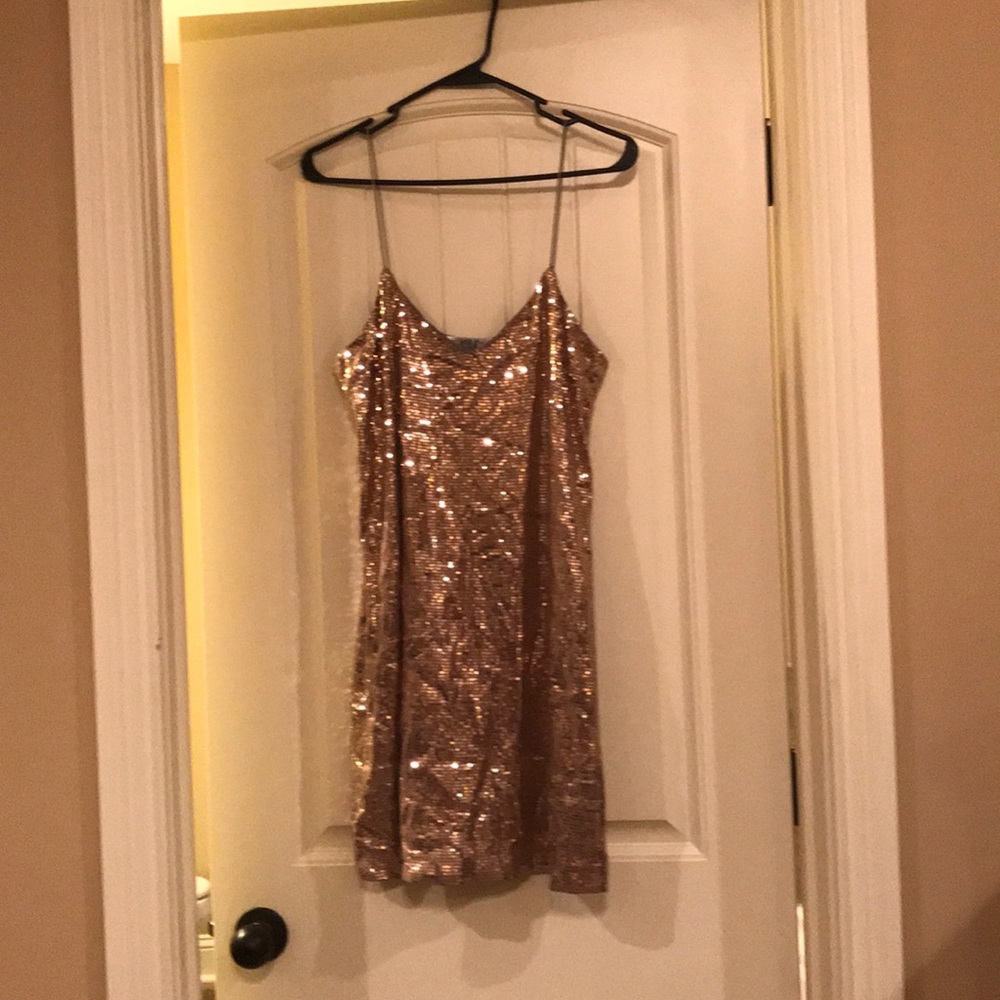 Tibi New York Sequin Shift Dress